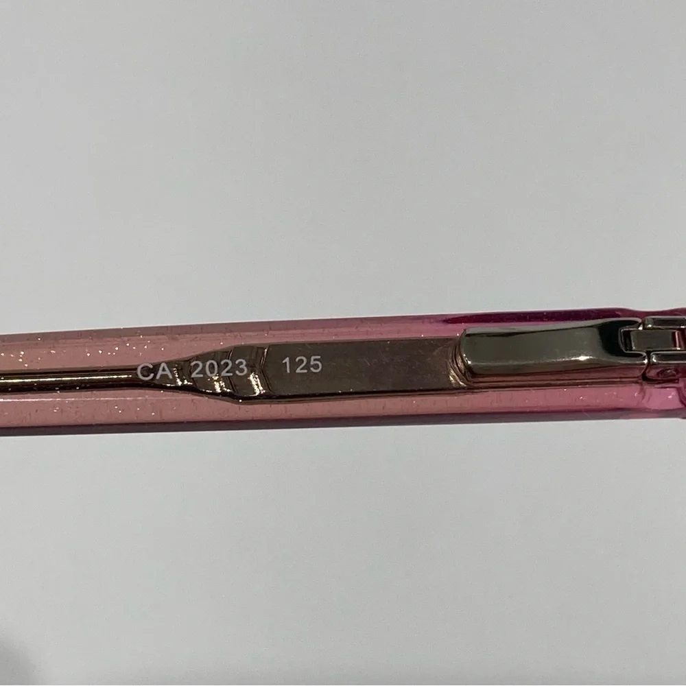 Girls pink sparky Classic Acetate Rectangle Reading Glasses